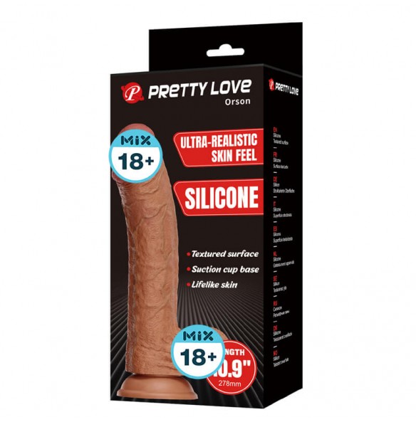 PRETTY LOVE - Orson Ultra-Realistic Silicone Dildo (L:27.8cm - D:5.8cm) PRETTY LOVE - Orson Ultra-Realistic Silicone Dildo (L:27.8cm - D:5.8cm)
